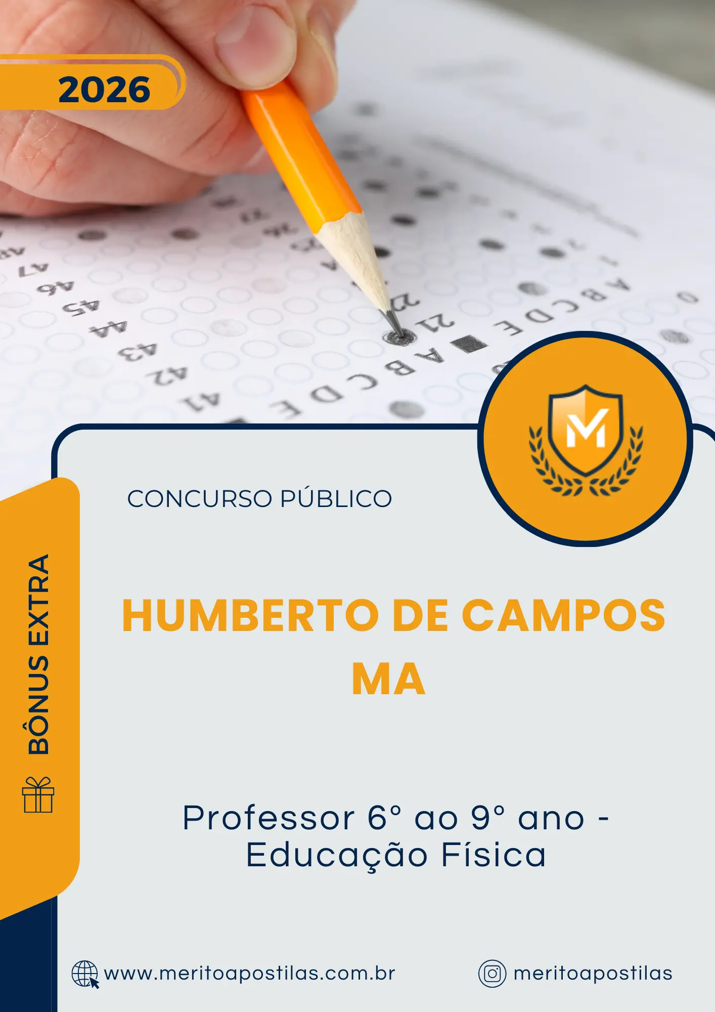 Apostila Professor 6 ao 9 ano Educação Física Prefeitura de Humberto de Campos MA 2026