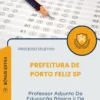 Apostila Professor Adjunto De Educação Básica II De Educação Física Prefeitura de Porto Feliz SP 2026