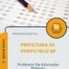 Apostila Professor De Educação Básica I Prefeitura de Porto Feliz SP 2026