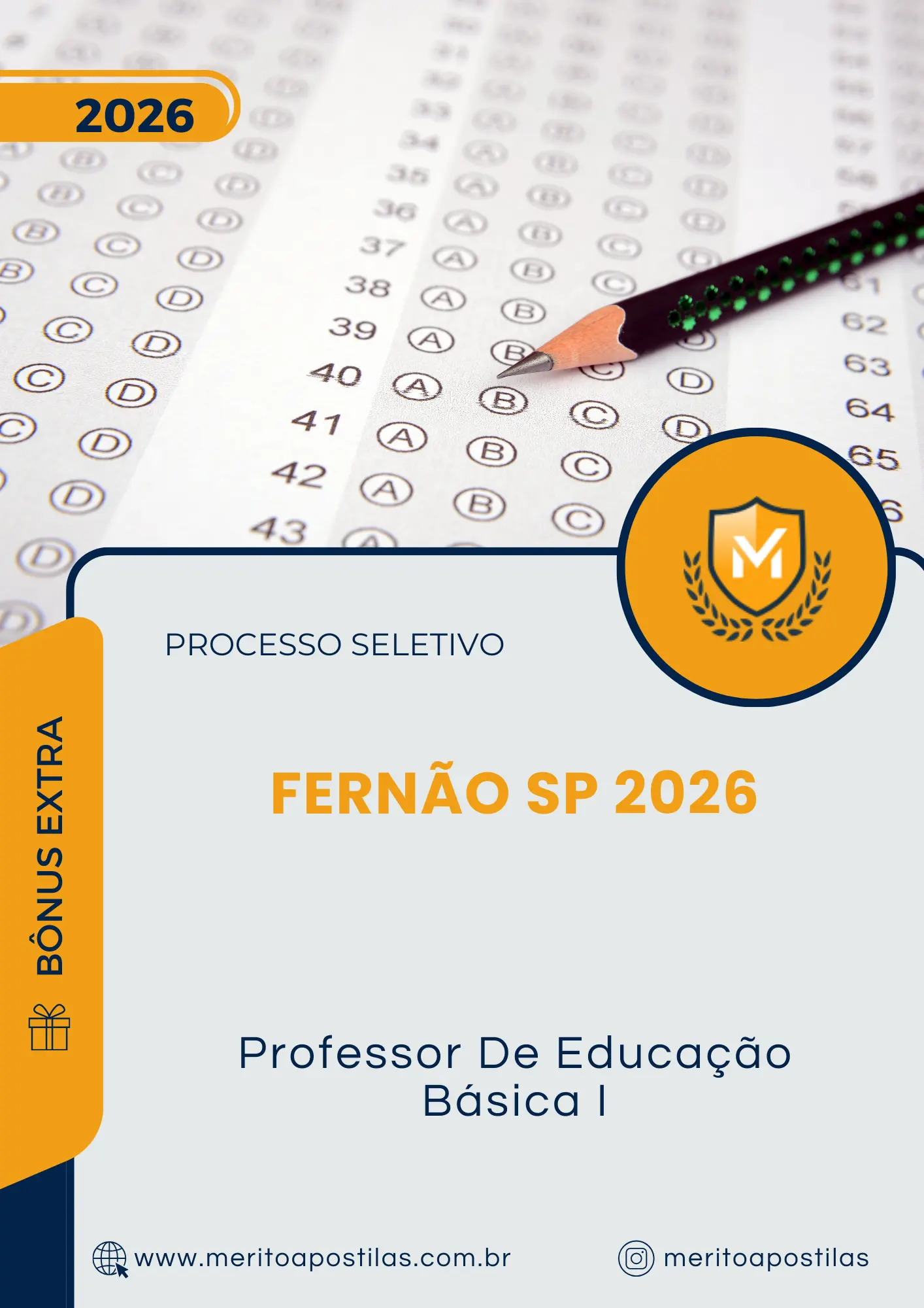 Apostila Professor De Educação Básica I Prefeitura de Fernão SP 2026