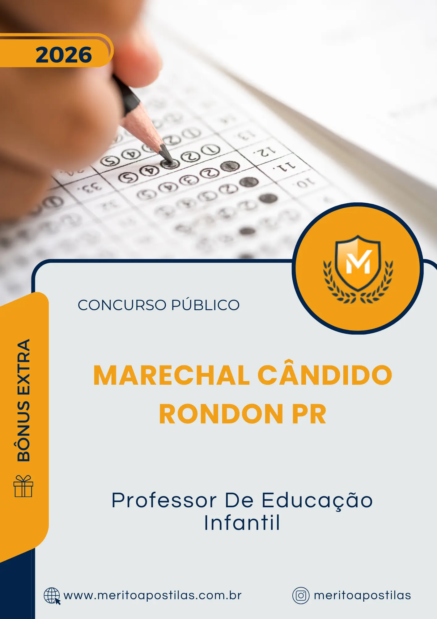 Apostila Professor De Educação Infantil Prefeitura de Marechal Cândido Rondon PR 2026