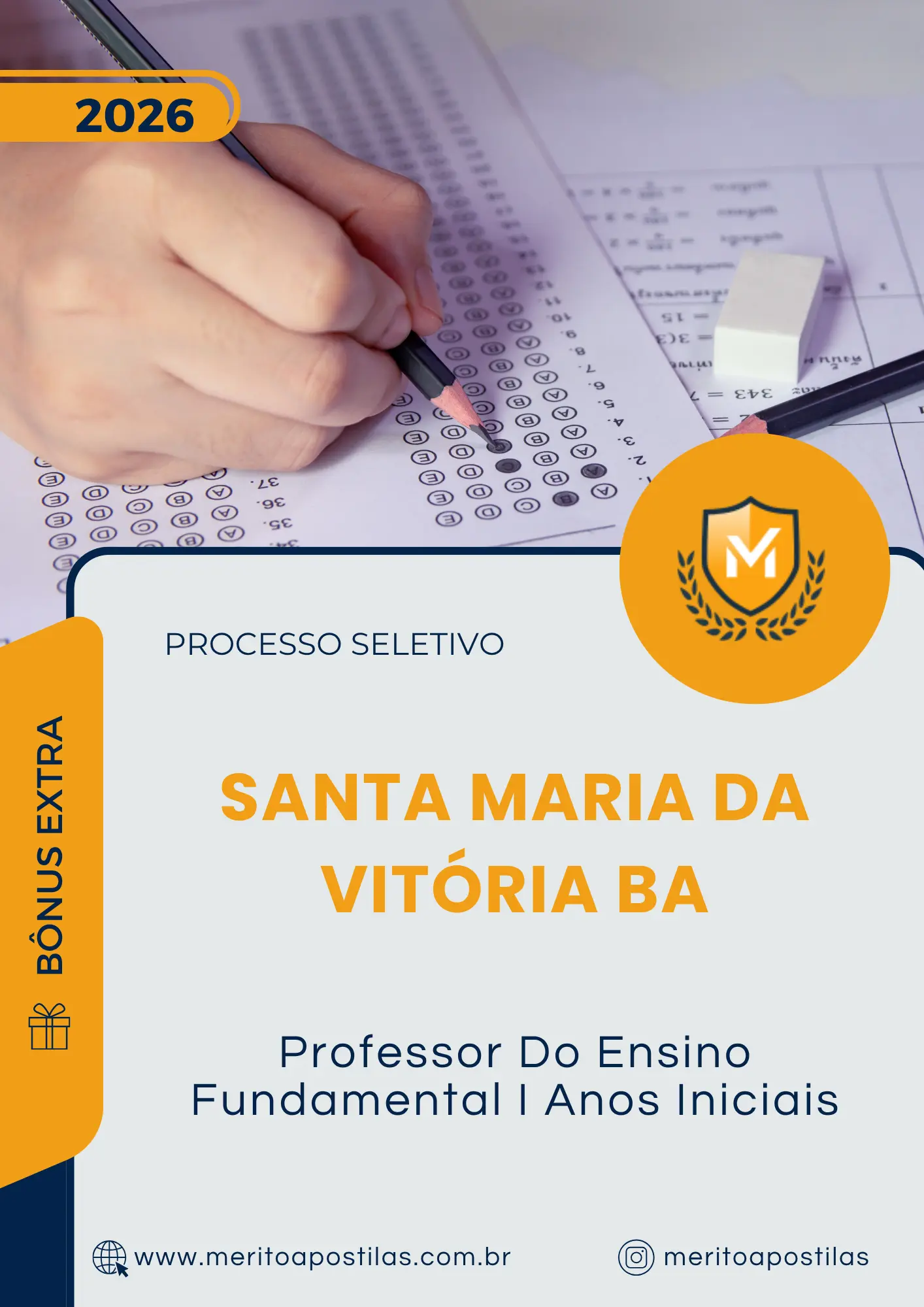 Apostila Professor Do Ensino Fundamental I Anos Iniciais Prefeitura de Santa Maria da Vitória BA 2026