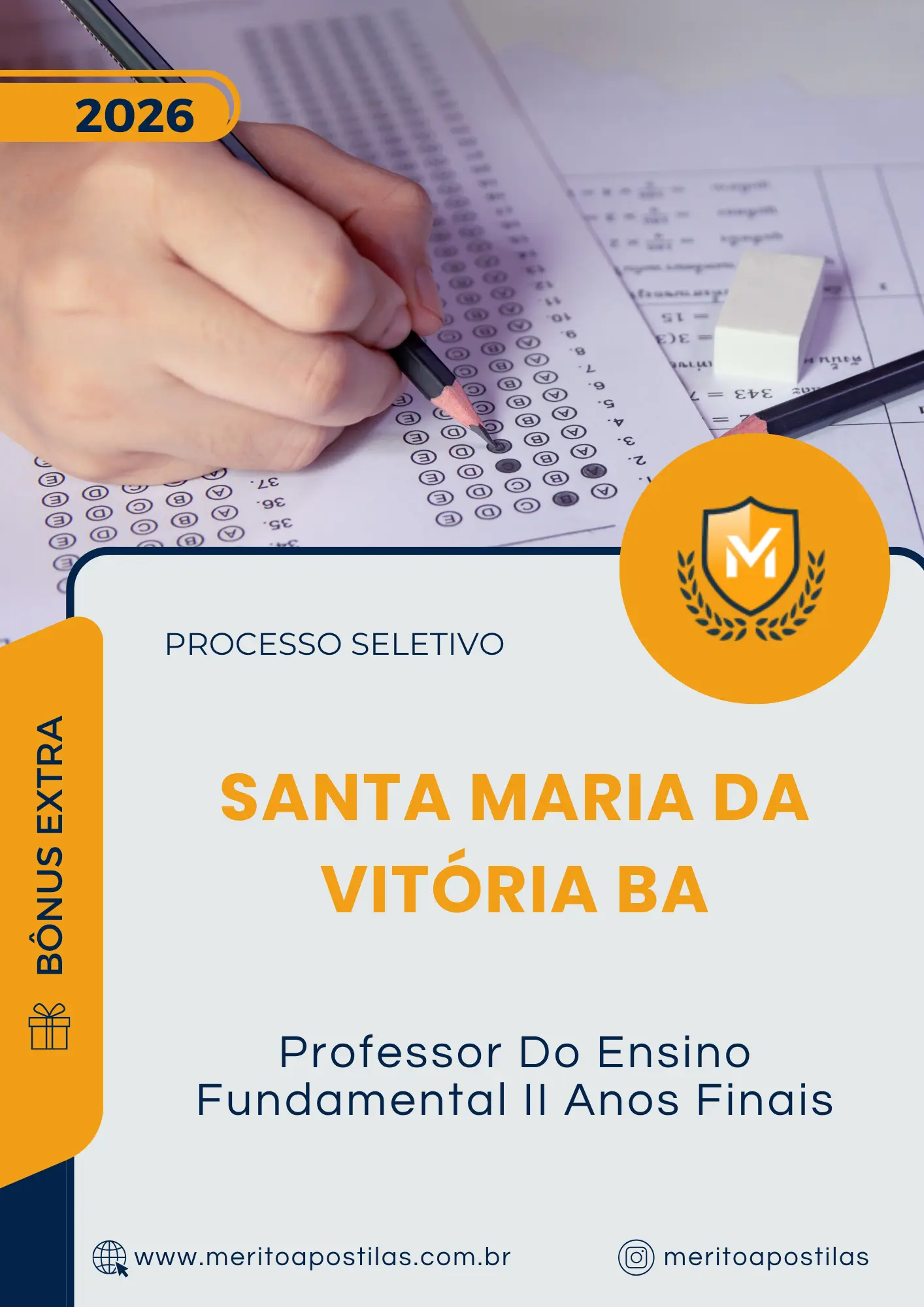 Apostila Professor Do Ensino Fundamental II Anos Finais Prefeitura de Santa Maria da Vitória BA 2026