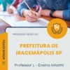 Apostila Professor I Ensino Infantil Prefeitura de Iracemápolis SP 2026