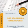 Apostila Professor de Educação Básica I Prefeitura de São Joaquim da Barra SP 2026