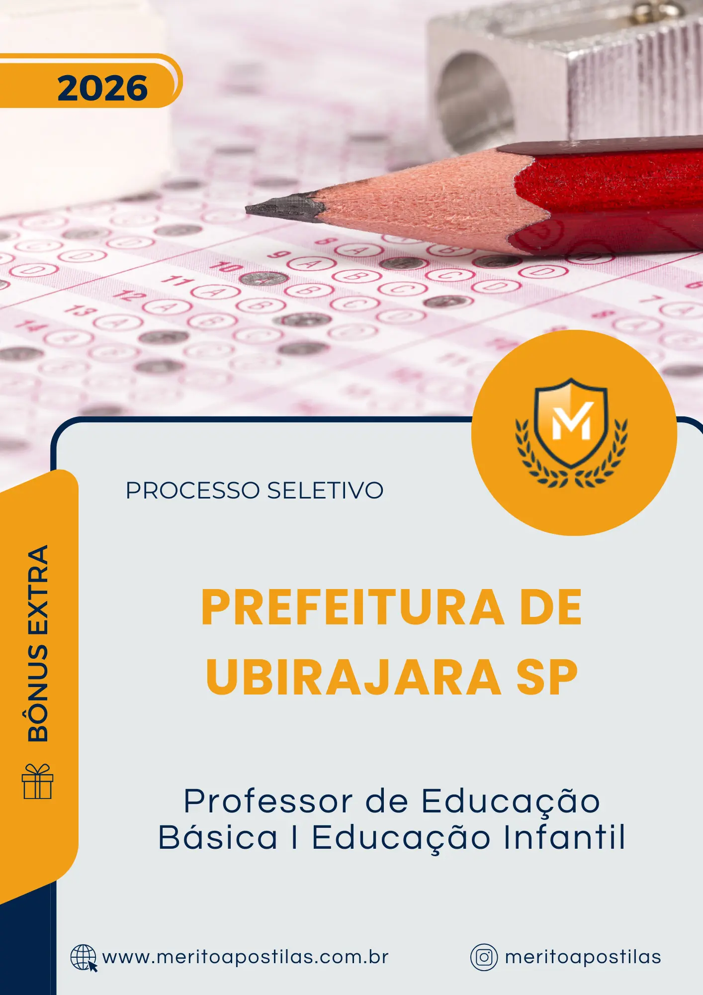 Apostila Professor de Educação Básica I Educação Infantil Prefeitura de Ubirajara SP 2026