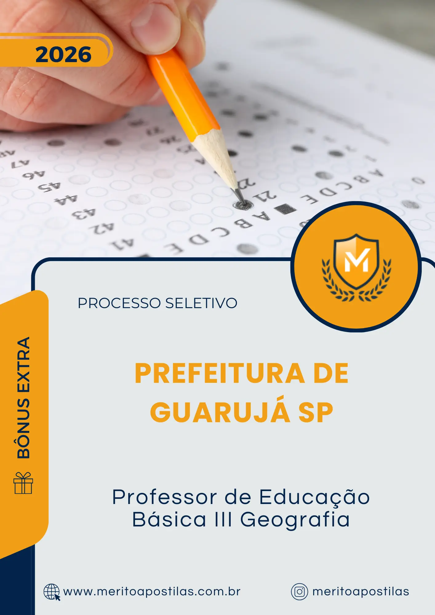 Apostila Professor de Educação Básica III Geografia Prefeitura de Guarujá SP 2026