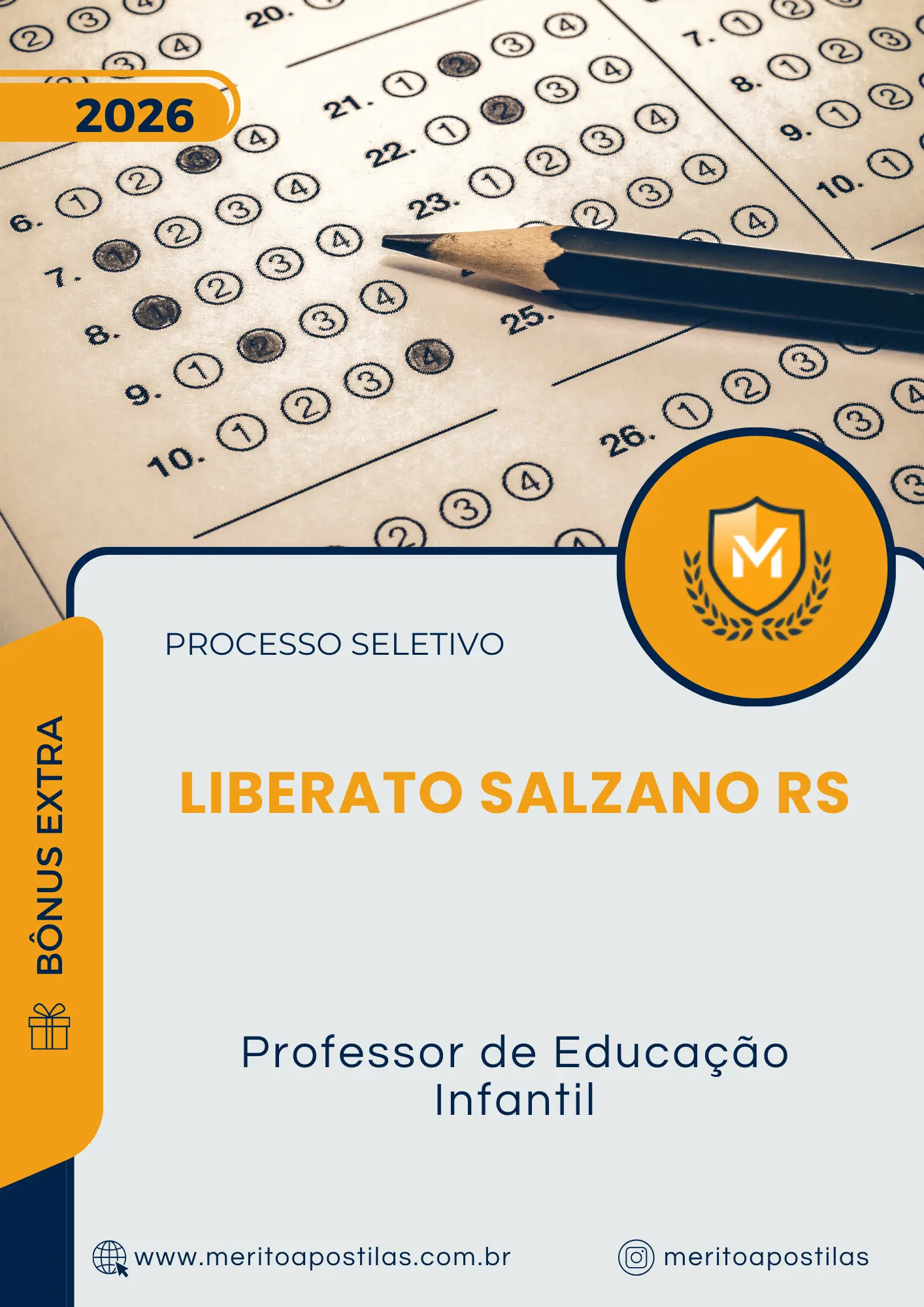 Apostila Professor de Educação Infantil Prefeitura de Liberato Salzano RS 2026