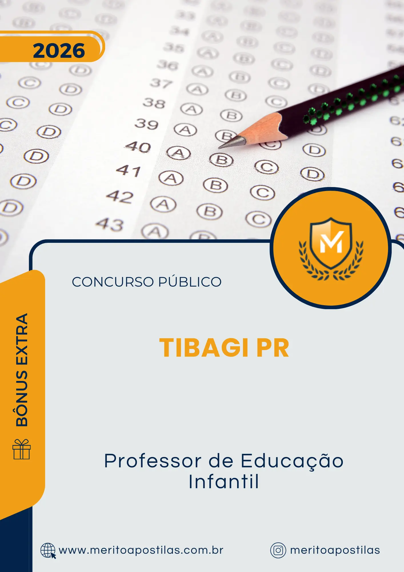 Apostila Professor de Educação Infantil Prefeitura de Tibagi PR 2026