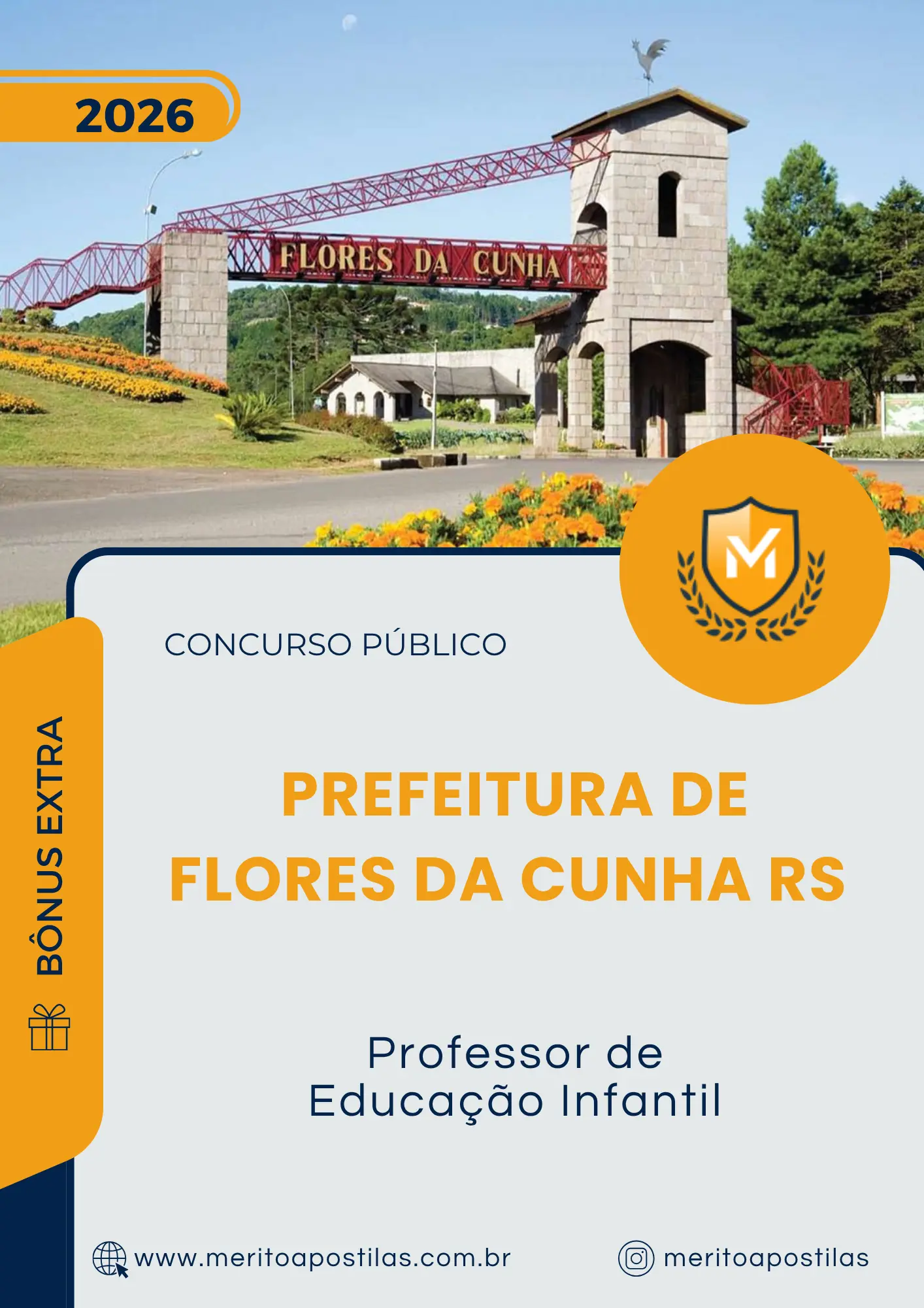 Apostila Professor de Educação Infantil Prefeitura de Flores da Cunha RS 2026