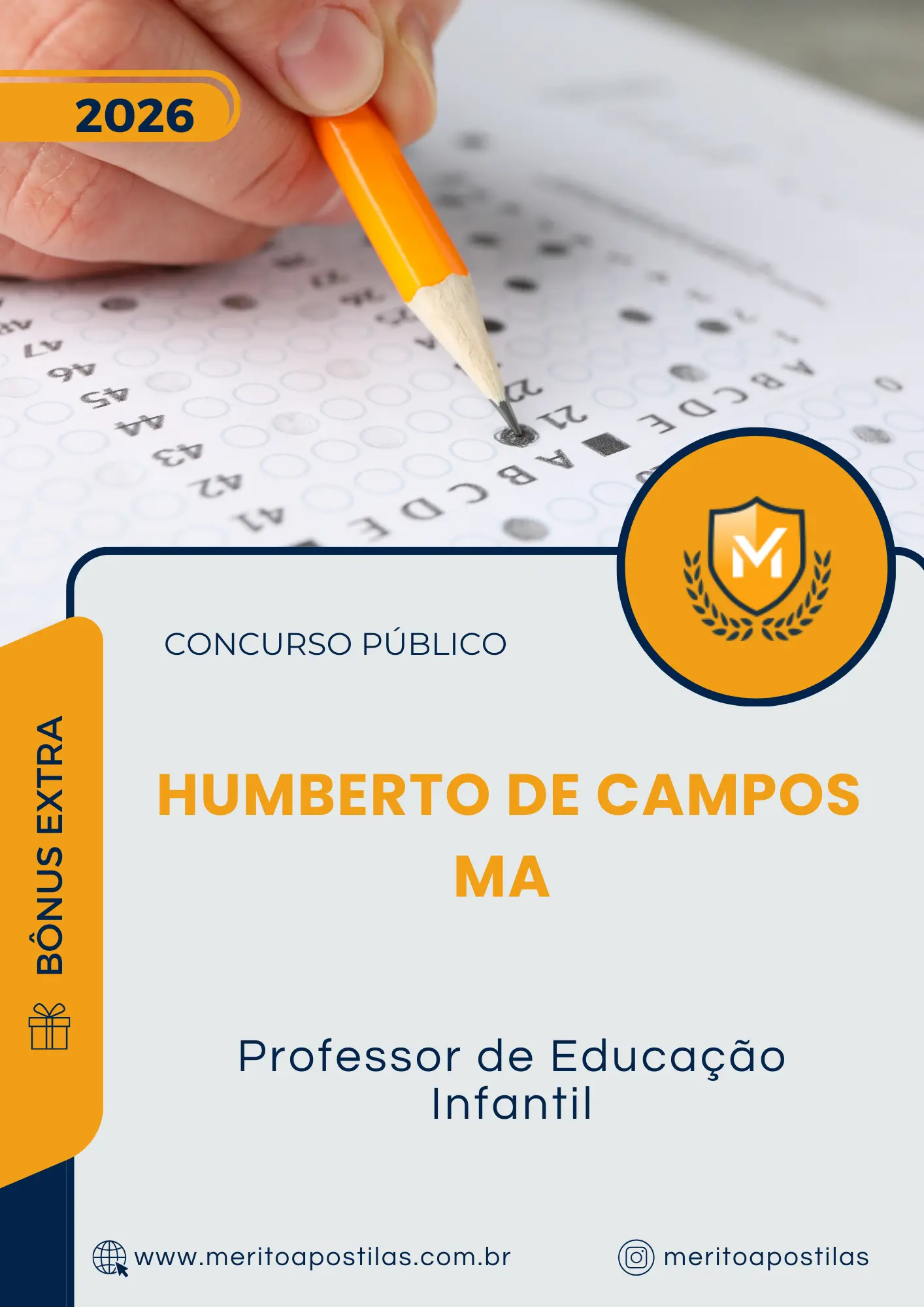 Apostila Professor de Educação Infantil Prefeitura de Humberto de Campos MA 2026