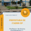 Apostila Professor de Ensino Fundamental II Educação Física Prefeitura de Itariri SP 2026