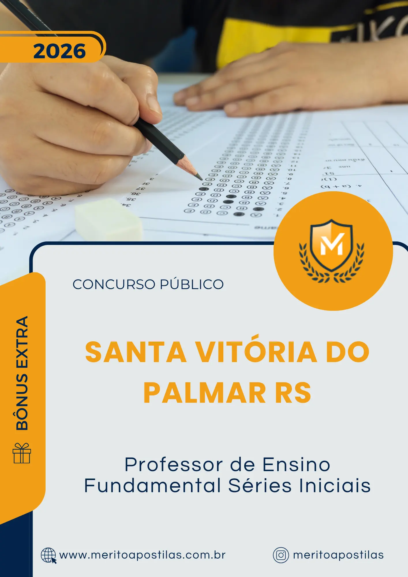 Apostila Professor de Ensino Fundamental Séries Iniciais Prefeitura de Santa Vitória do Palmar RS 2026