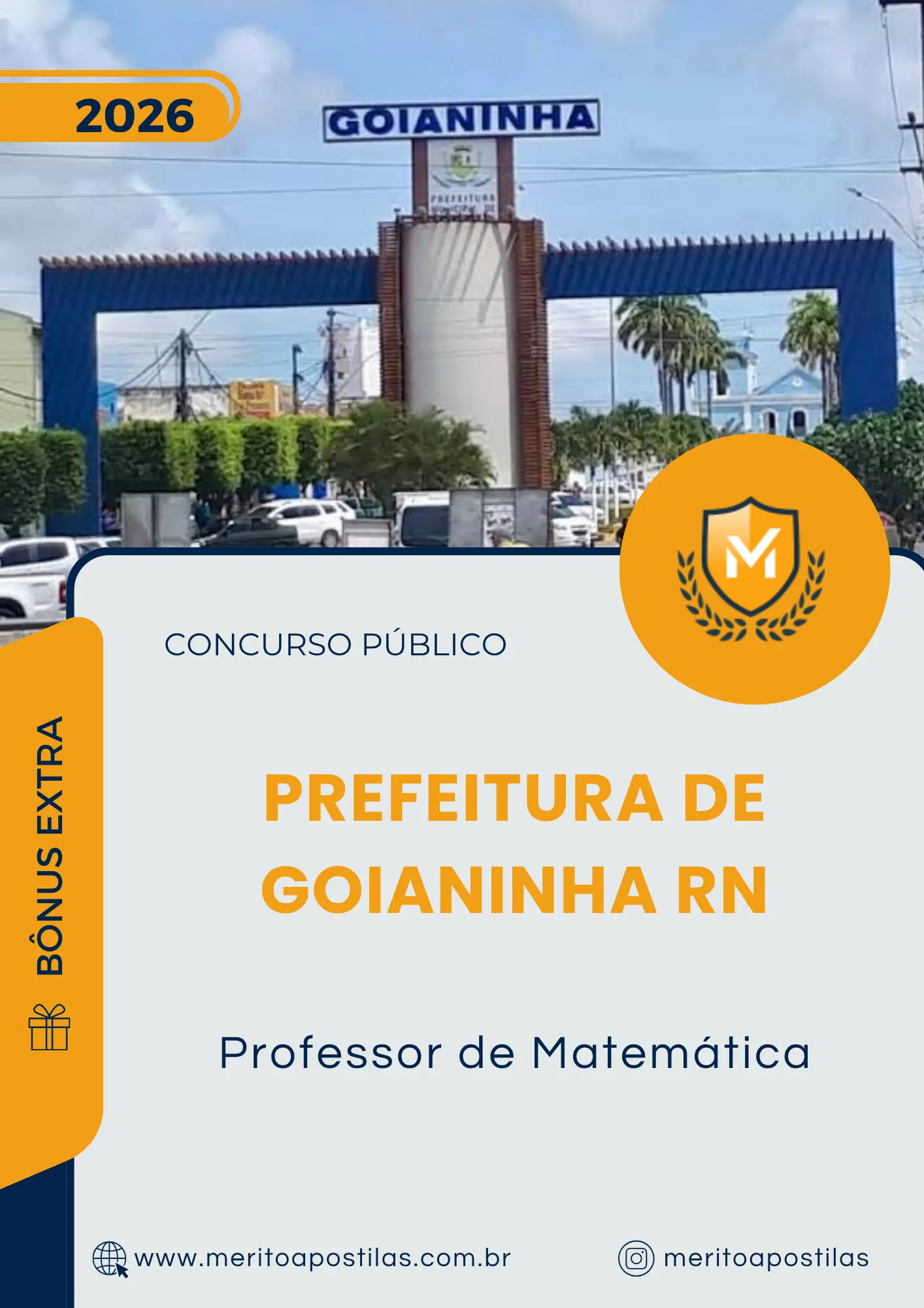 Apostila Professor de Matemática Prefeitura de Goianinha RN 2026