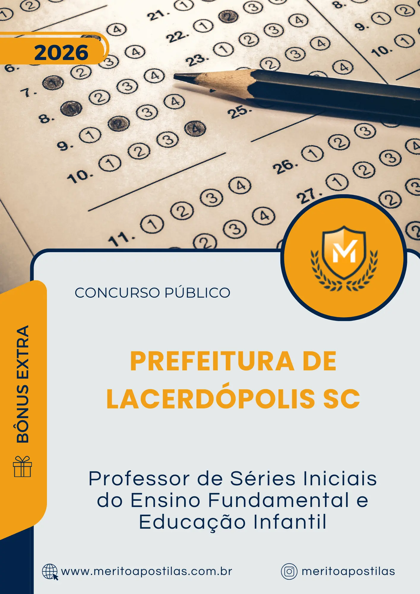 Apostila Professor de Séries Iniciais do Ensino Fundamental e Educação Infantil Prefeitura de Lacerdópolis SC 2026