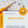 Apostila Professor Monitor Anos Finais Língua Portuguesa Prefeitura de Simões PI 2026
