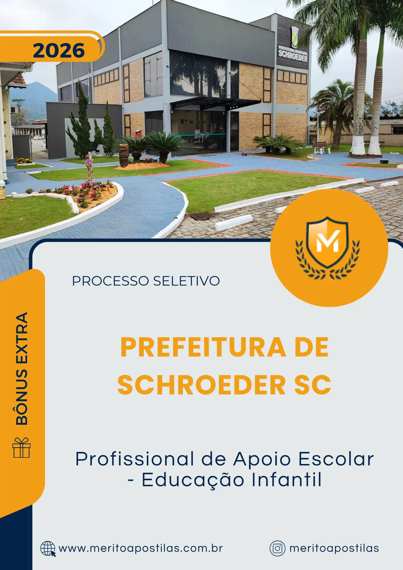 Apostila Profissional de Apoio Escolar Educação Infantil Prefeitura de Schroeder SC 2026