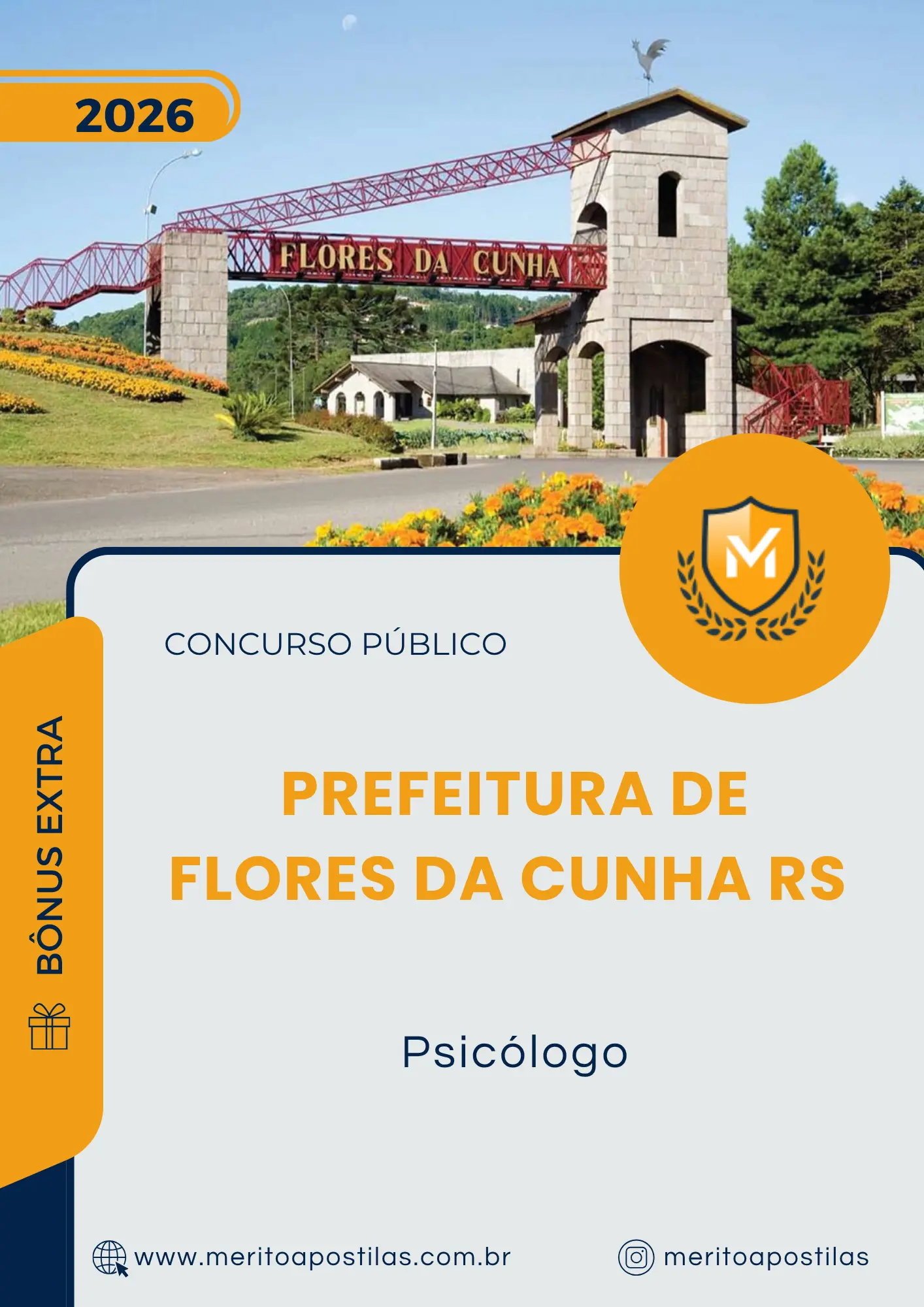 Apostila Psicólogo Prefeitura de Flores da Cunha RS 2026