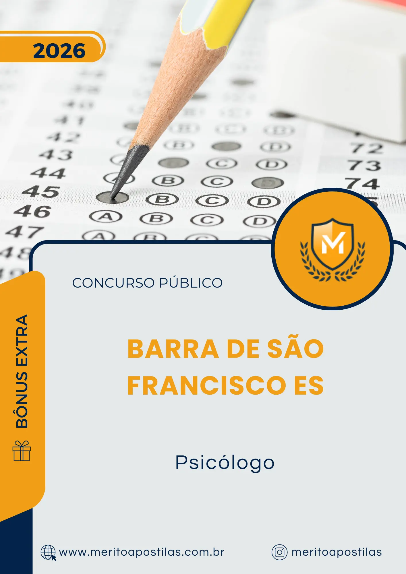 Apostila Psicólogo Prefeitura de Barra de São Francisco ES 2026