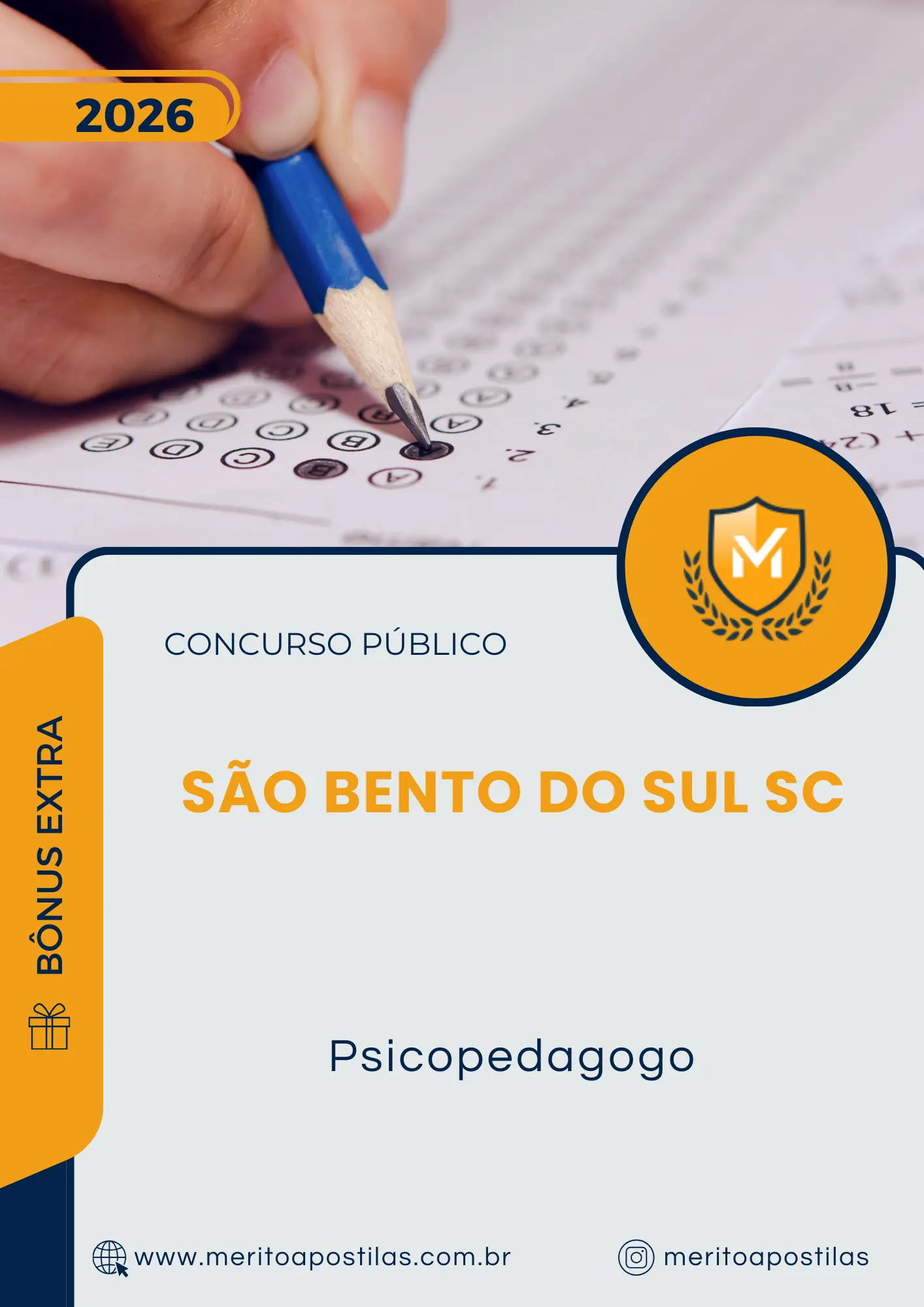 Apostila Psicopedagogo Prefeitura de São Bento do Sul SC 2026