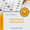 Apostila Recepcionista Prefeitura de Analândia SP 2026
