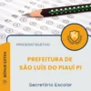 Apostila Secretário Escolar Prefeitura de São Luís do Piauí PI 2026