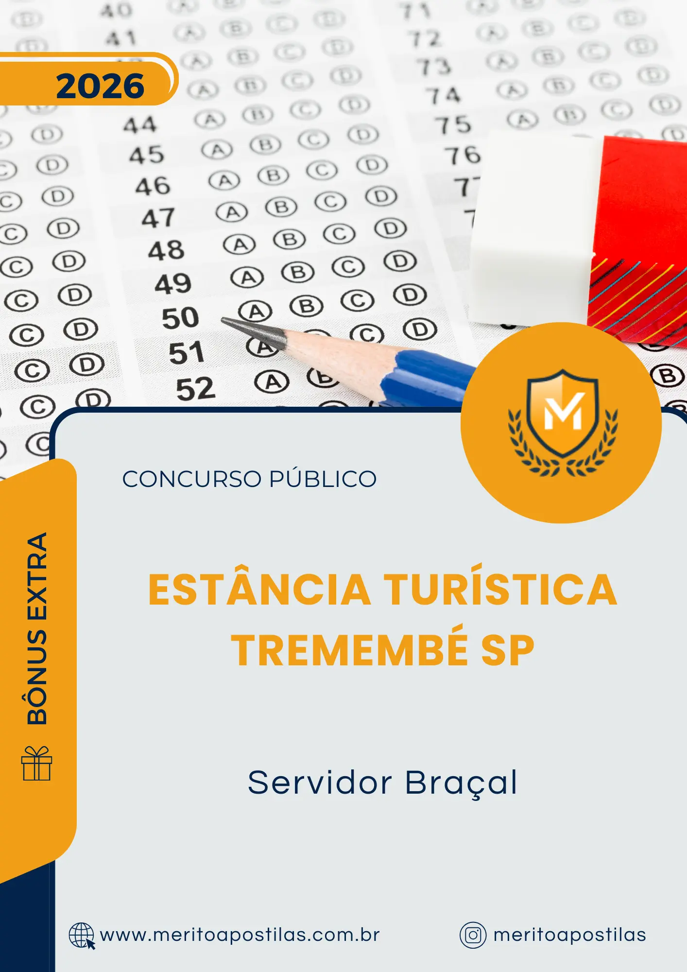 Apostila Servidor Braçal Prefeitura de Estância Turística de Tremembé SP 2026