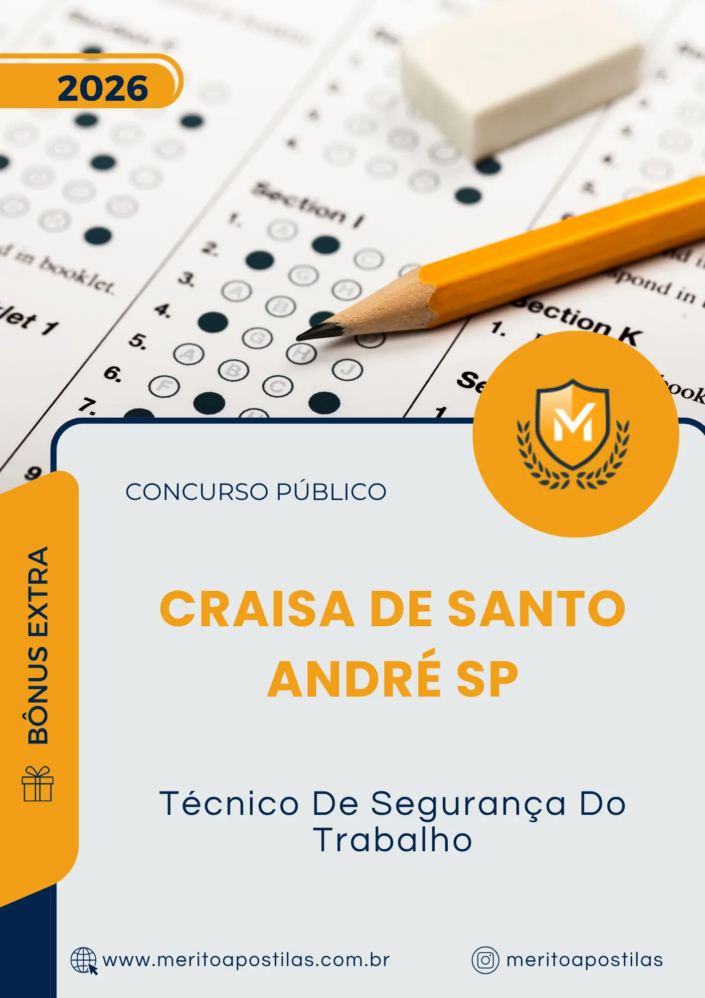 Apostila Técnico De Segurança Do Trabalho Concurso Público CRAISA de Santo André SP 2026