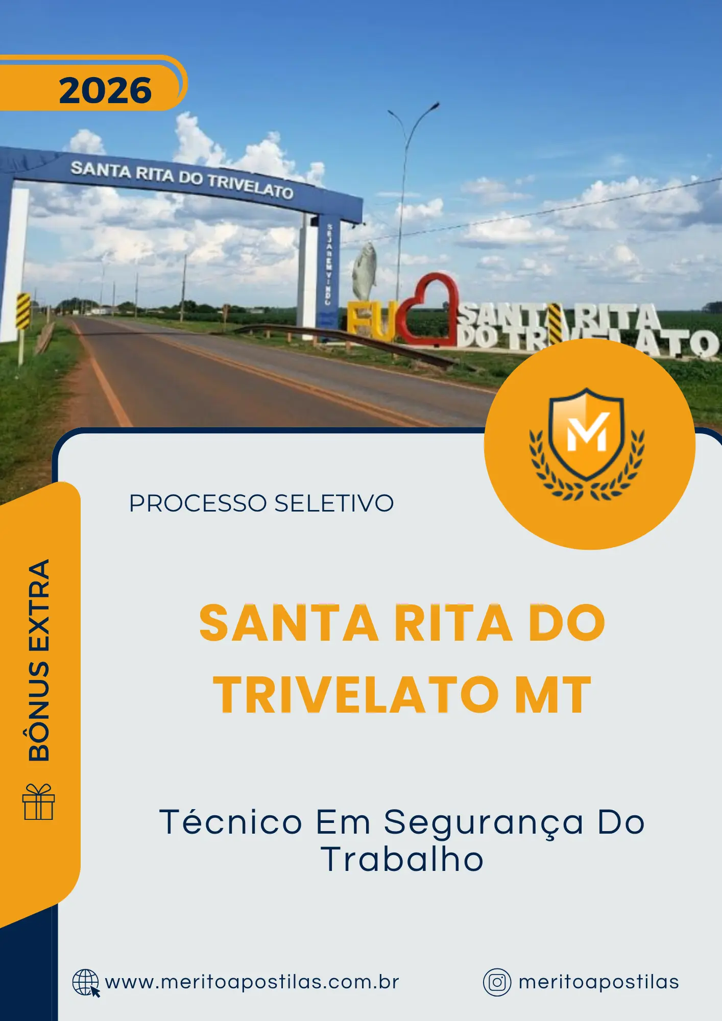 Apostila Técnico Em Segurança Do Trabalho Prefeitura de Santa Rita do Trivelato MT 2026
