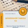Apostila Técnico Fiscal De Obras E Postura Prefeitura de Monsenhor Tabosa CE 2026