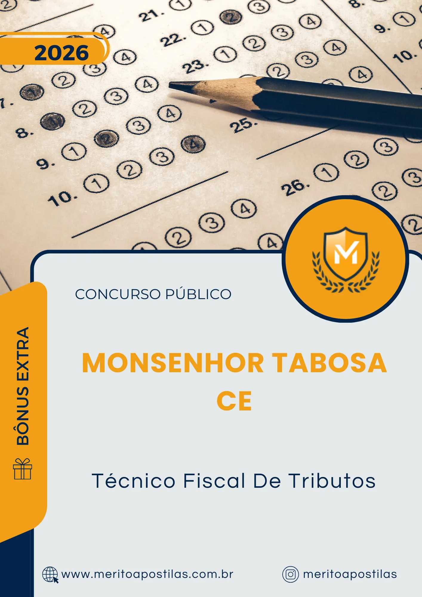 Apostila Técnico Fiscal De Tributos Prefeitura de Monsenhor Tabosa CE 2026