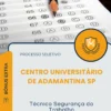 Apostila Técnico Segurança do Trabalho Centro Universitário de Adamantina SP 2026