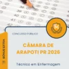Apostila Técnico em Enfermagem Câmara de Arapoti PR 2026