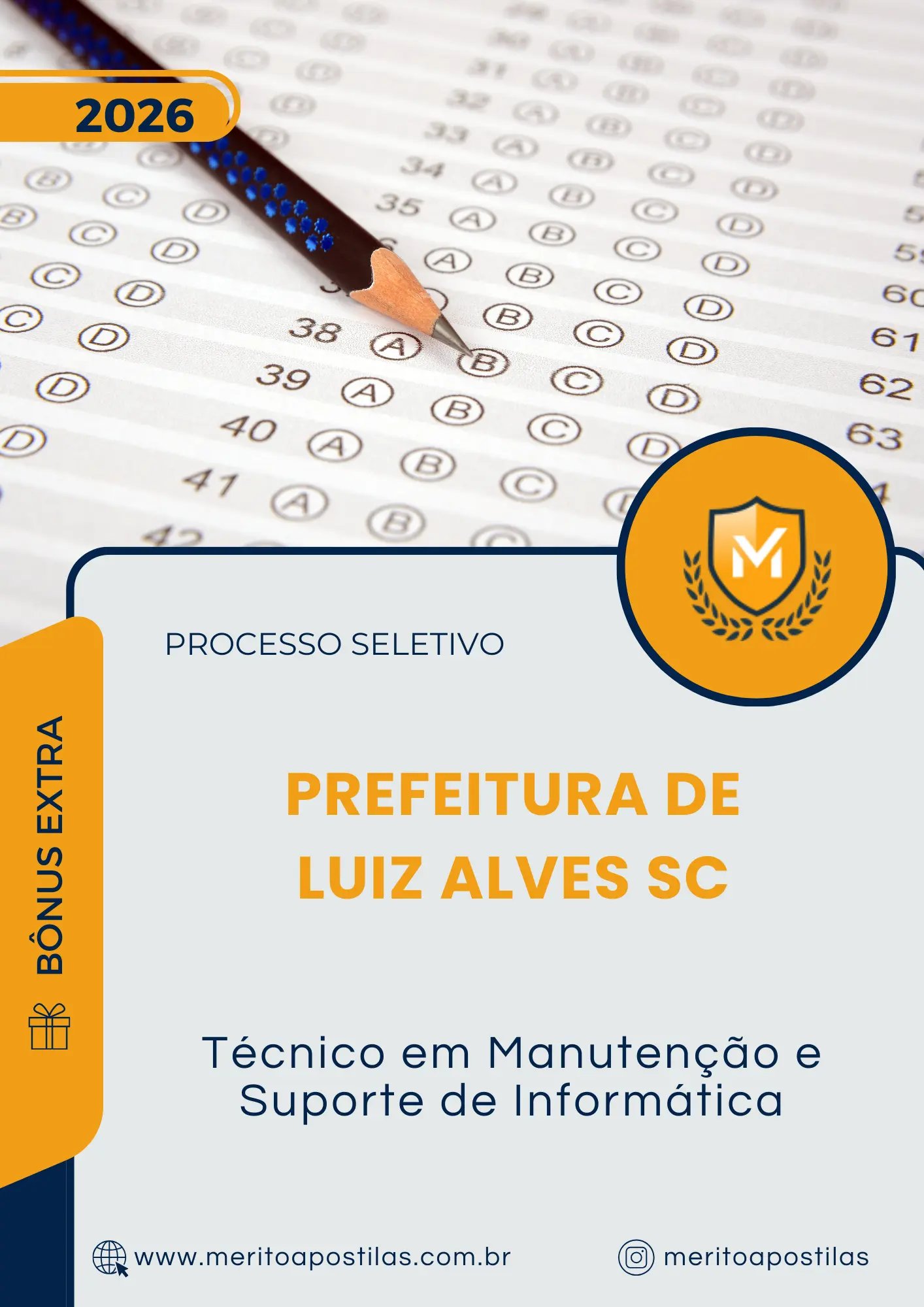 Apostila Técnico em Manutenção e Suporte de Informática Prefeitura de Luiz Alves SC 2026