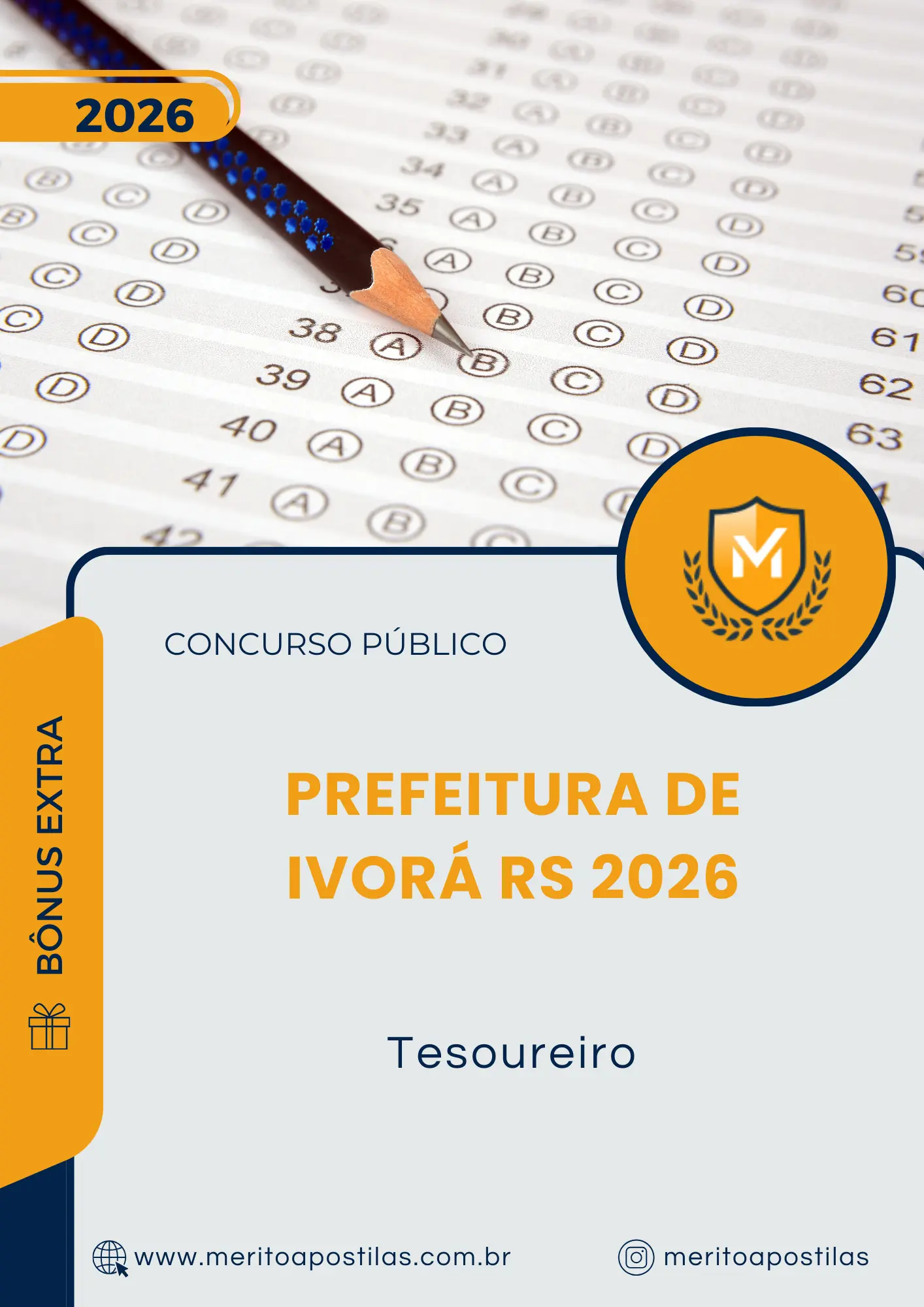 Apostila Tesoureiro Prefeitura de Ivorá RS 2026