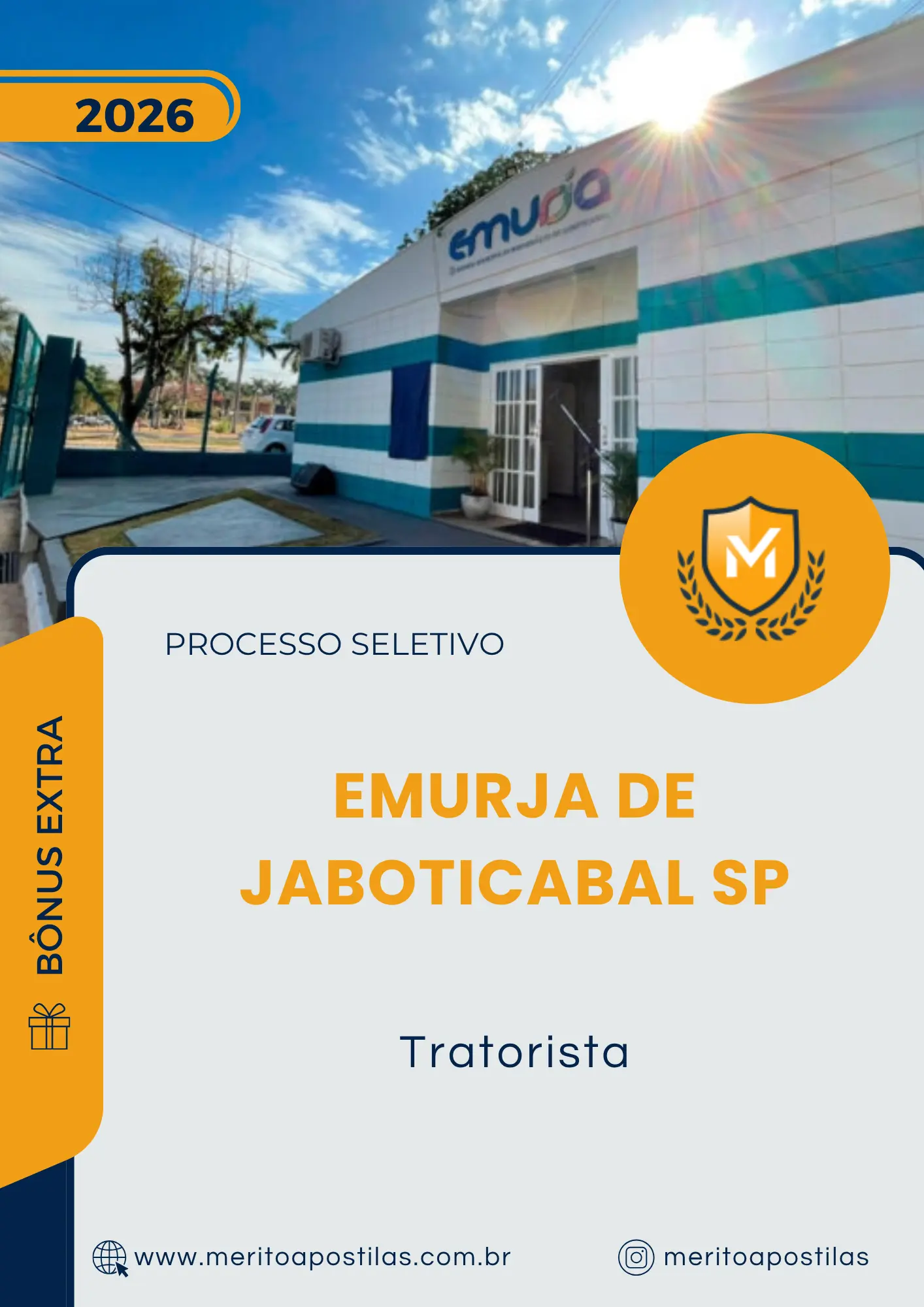 Apostila Tratorista Processo Seletivo EMURJA de Jaboticabal SP 2026