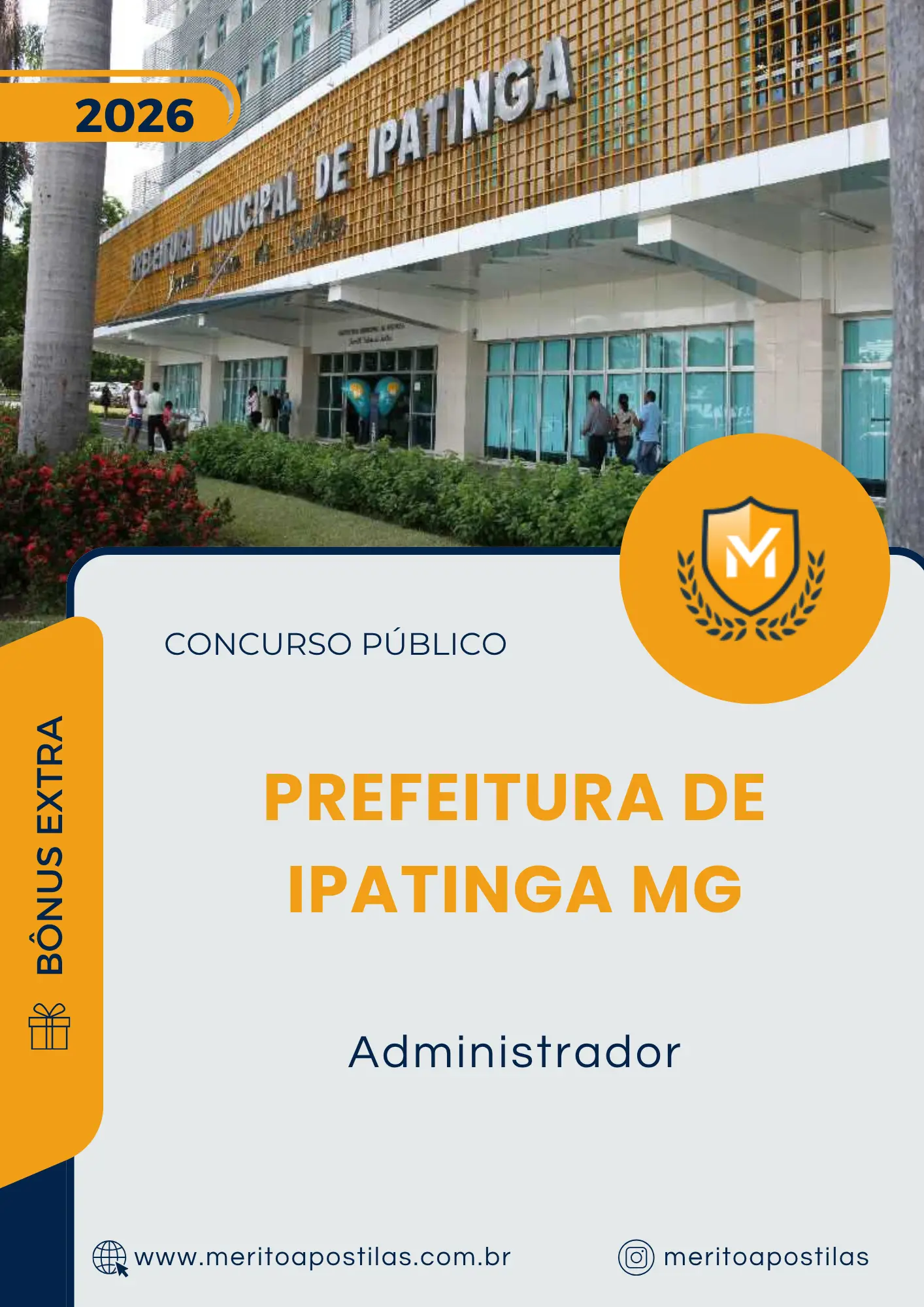 Apostila Administrador Prefeitura de Ipatinga MG 2026