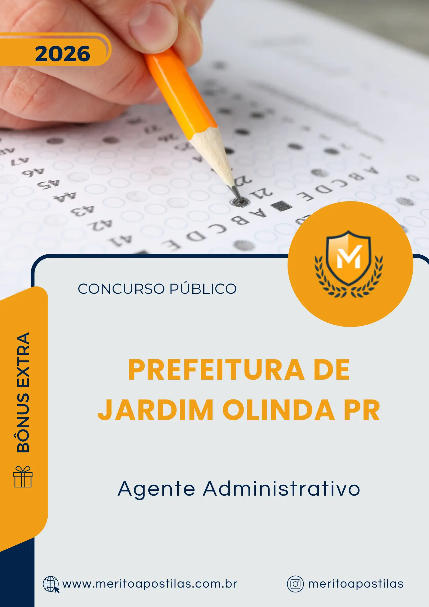 Apostila Agente Administrativo Prefeitura de Jardim Olinda PR 2026
