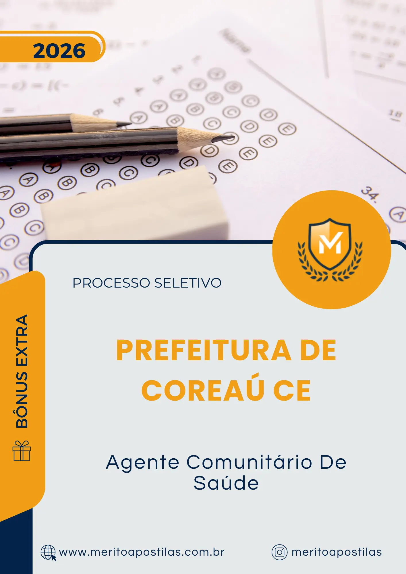 Apostila Agente Comunitário De Saúde Prefeitura de Coreaú CE 2026