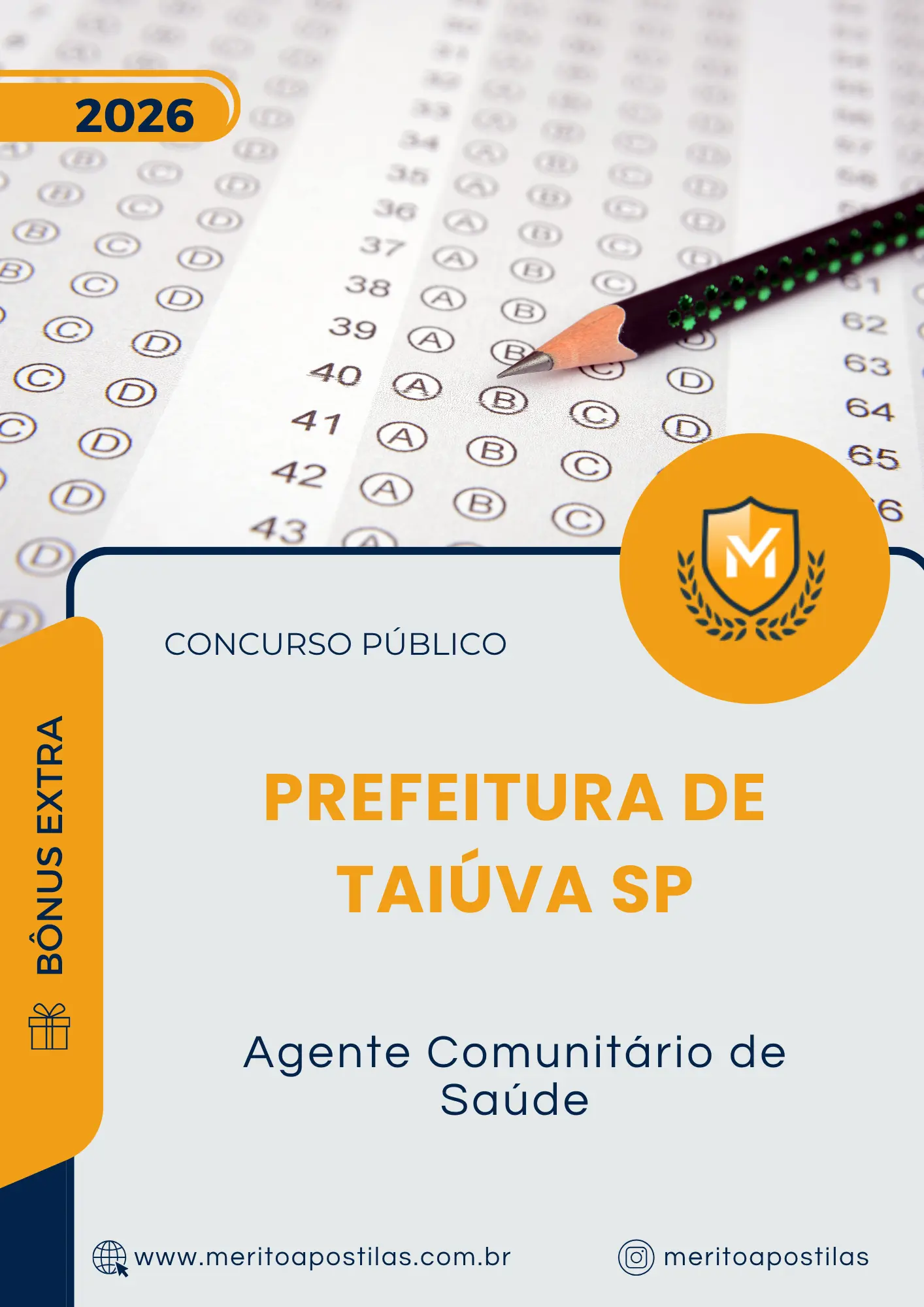 Apostila Agente Comunitário de Saúde Prefeitura de Taiúva SP 2026