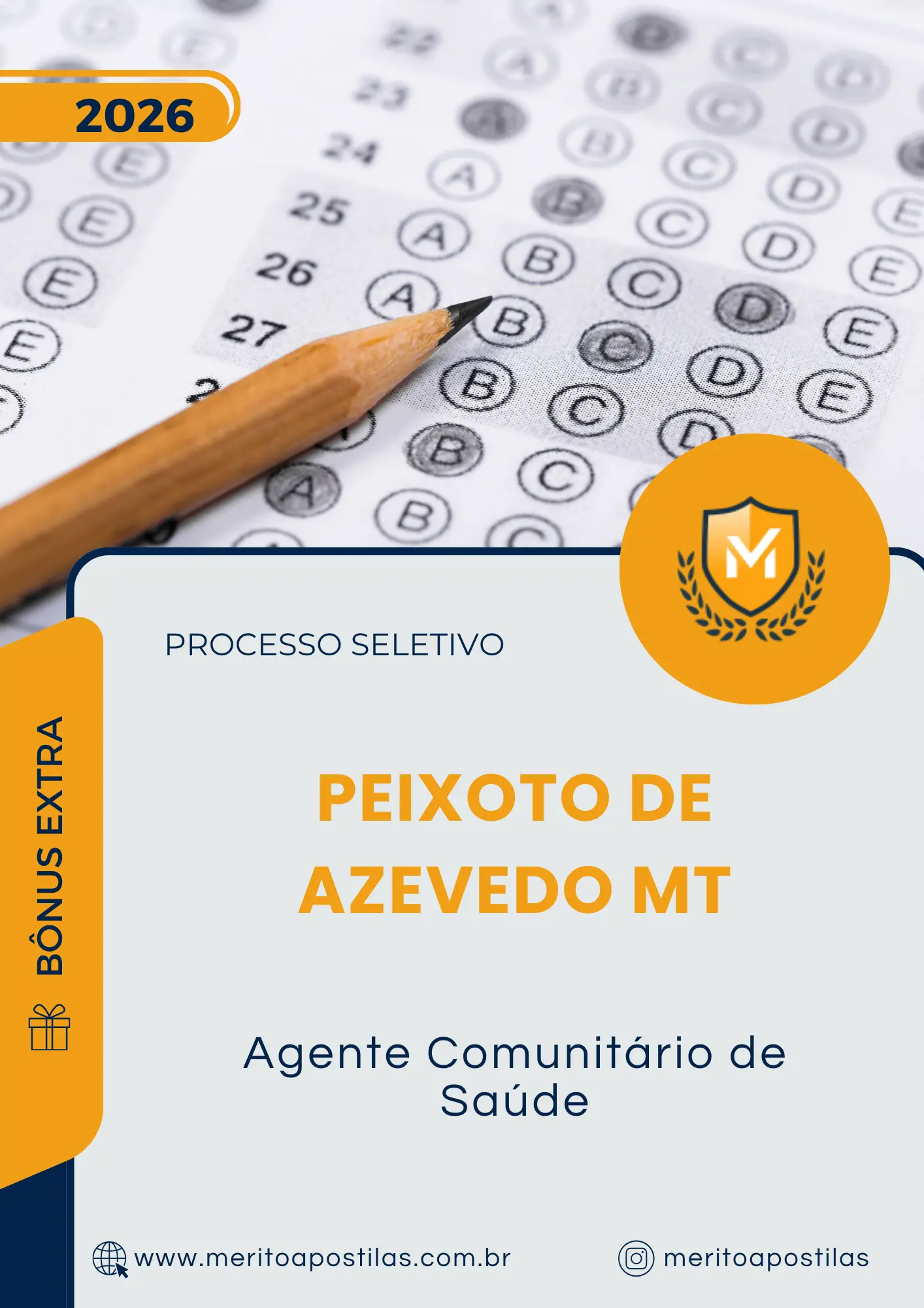 Apostila Agente Comunitário de Saúde Prefeitura de Peixoto de Azevedo MT 2026