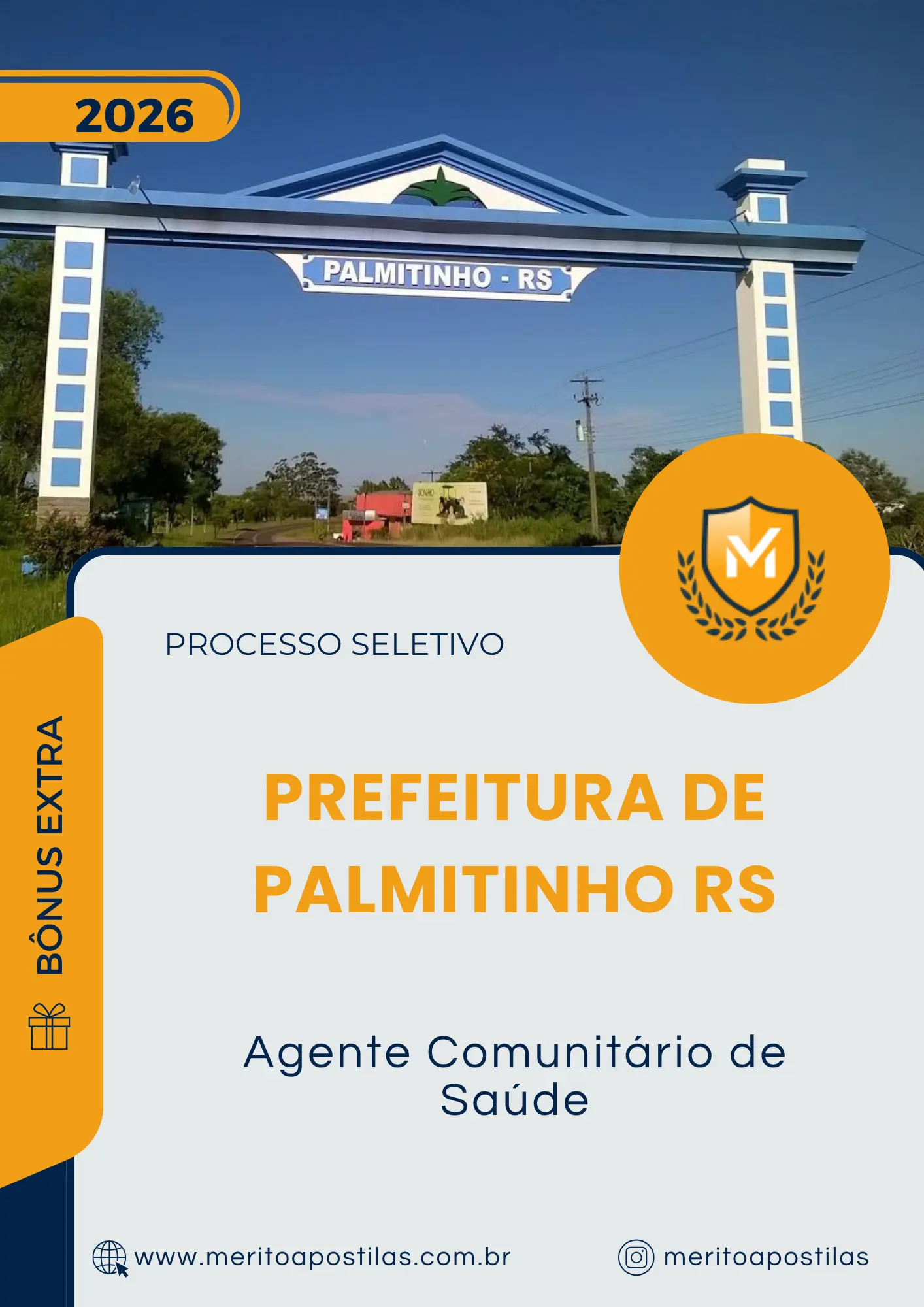 Apostila Agente Comunitário de Saúde Prefeitura de Palmitinho RS 2026
