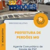 Apostila Agente Comunitário de Saúde de PSF Prefeitura de Perdões MG 2026