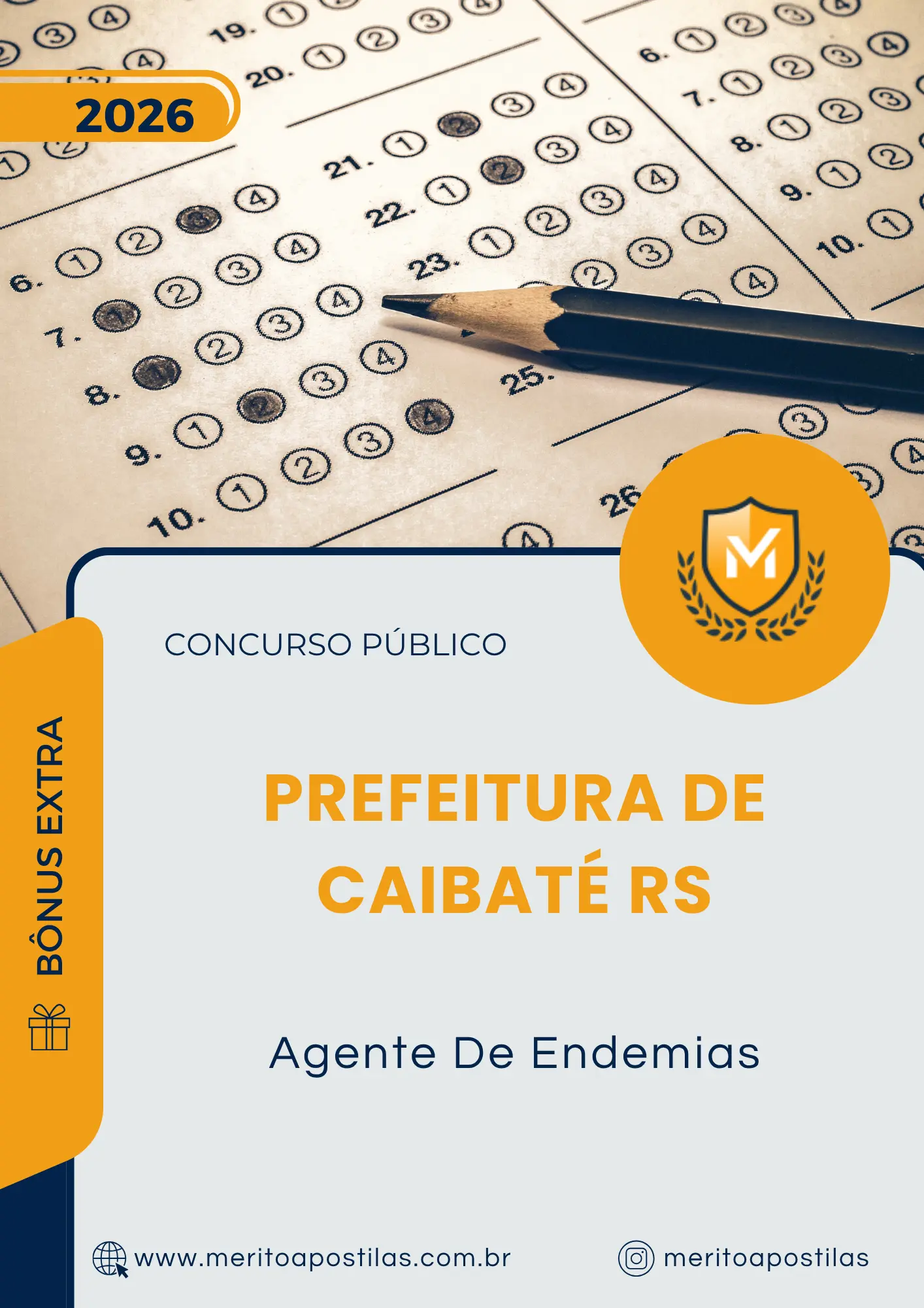 Apostila Agente De Endemias Prefeitura de Caibaté RS 2026