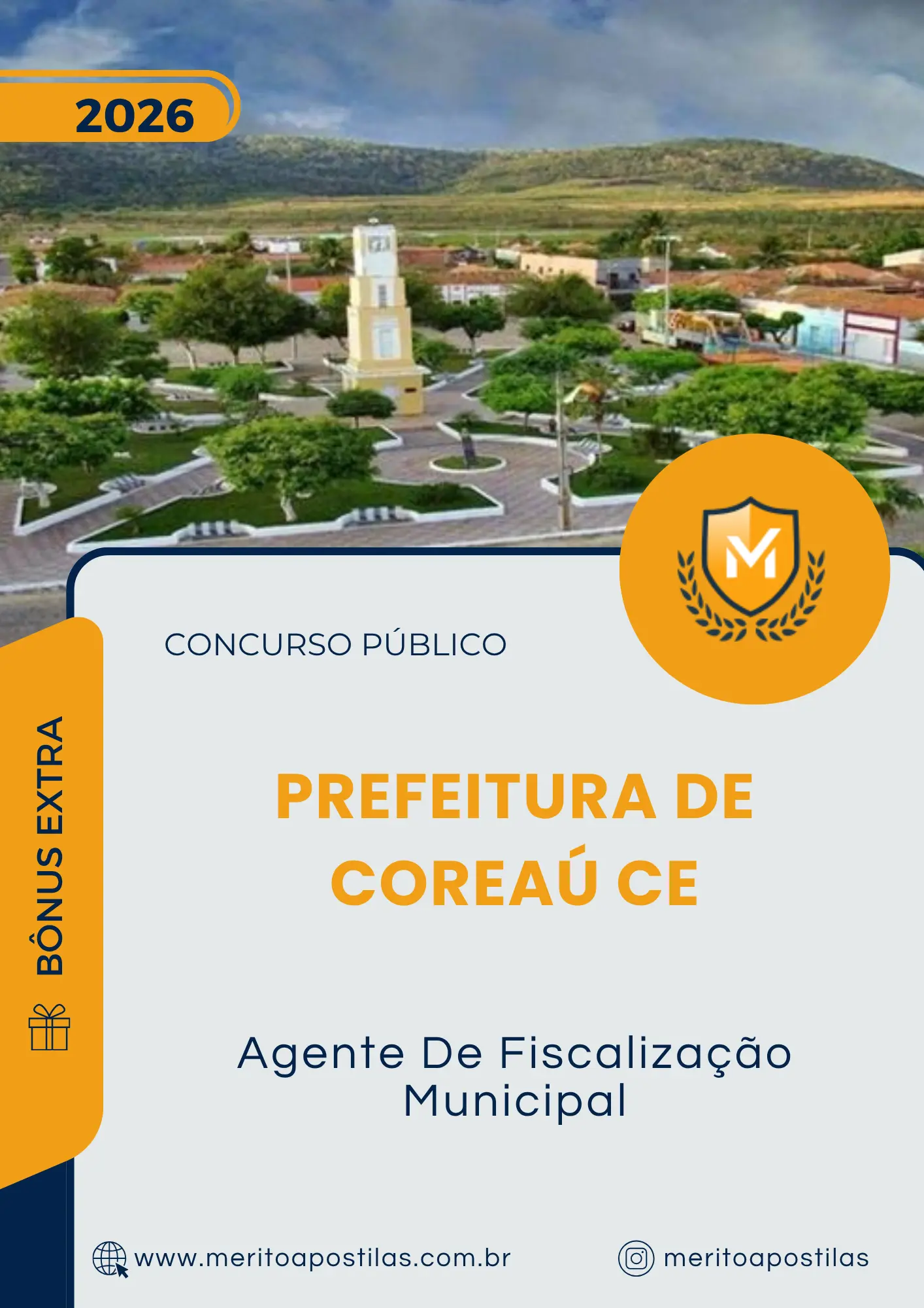 Apostila Agente De Fiscalização Municipal Prefeitura de Coreaú CE 2026