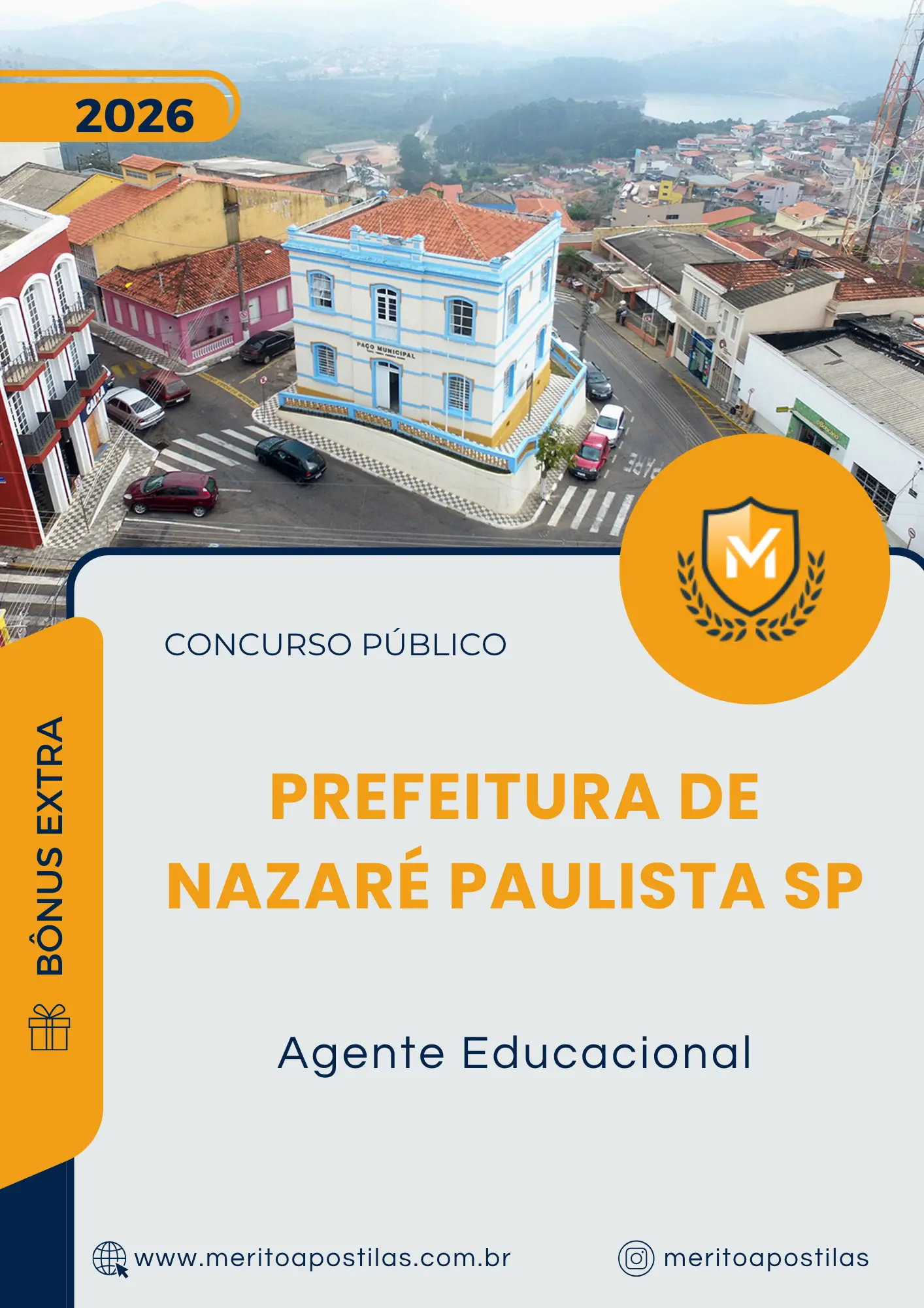 Apostila Agente Educacional Prefeitura de Nazaré Paulista SP 2026