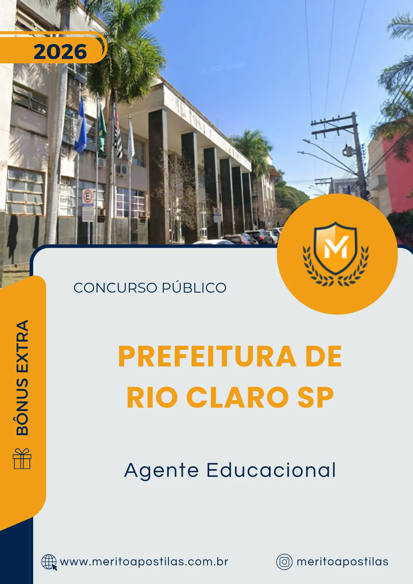 Apostila Agente Educacional Prefeitura de Rio Claro SP 2026