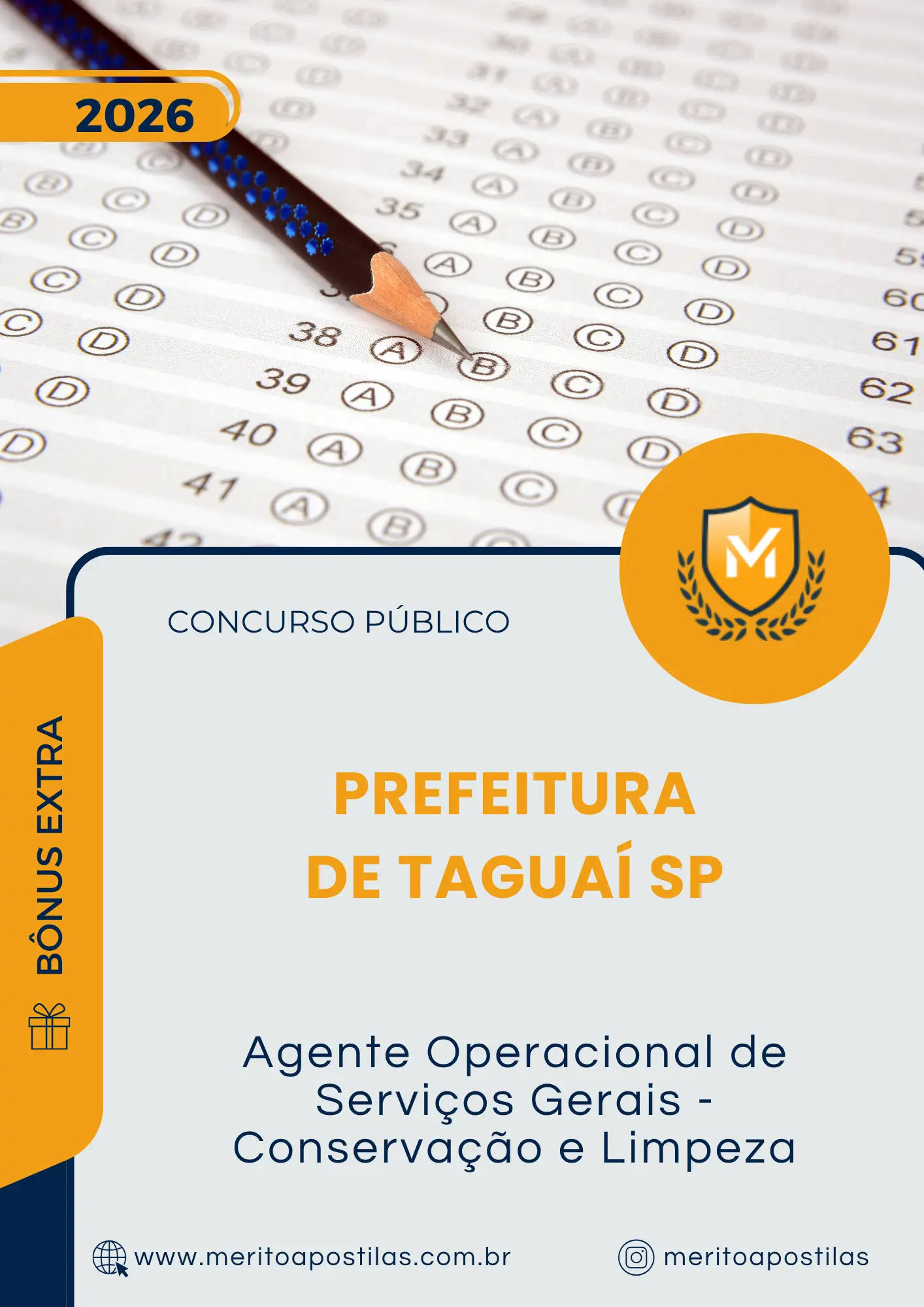 Apostila Agente Operacional de Serviços Gerais Conservação e Limpeza Prefeitura de Taguaí SP 2026