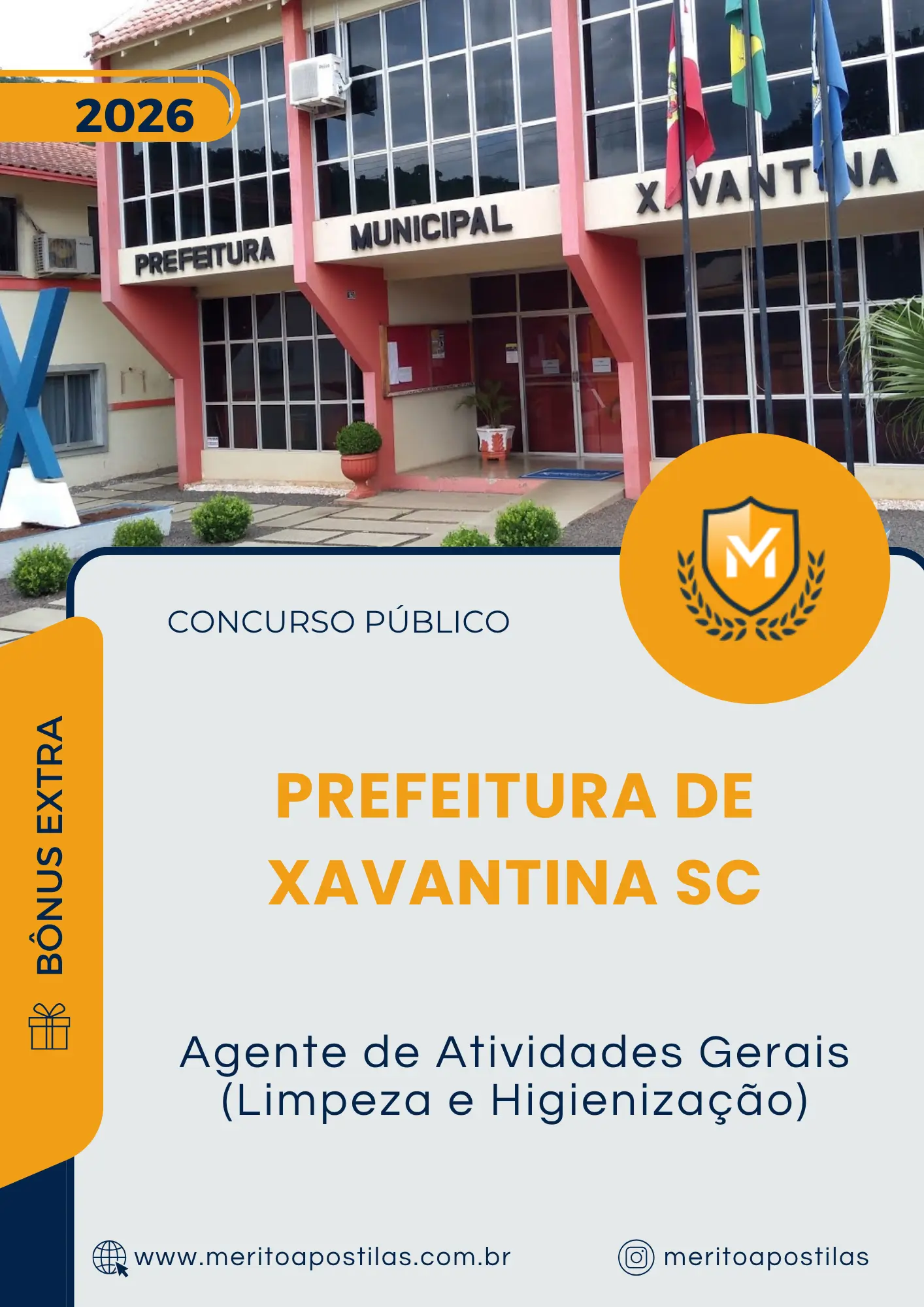 Apostila Agente de Atividades Gerais Limpeza e Higienização Prefeitura de Xavantina SC 2026