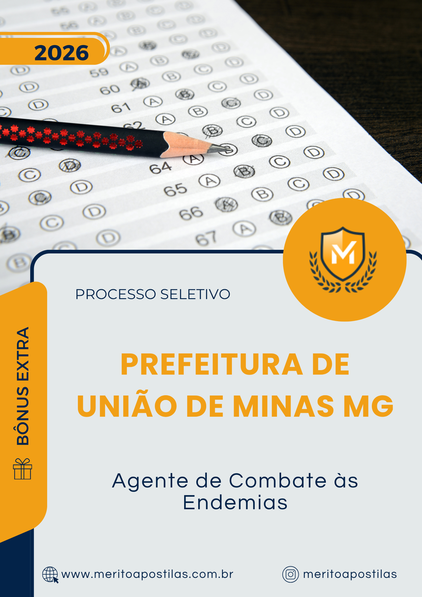 Apostila Agente de Combate às Endemias Prefeitura de União de Minas MG 2026